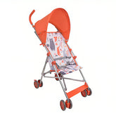 Coche Paseador Trip Plus Naranja Bebesit
